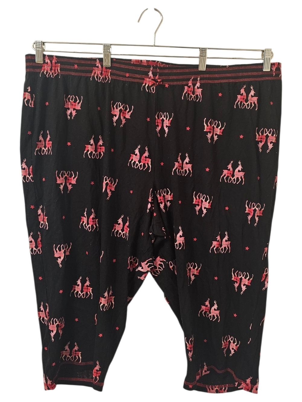 Multi-Coloured ti Voglio Penningtons Women's Reindeer Capri Pajama Pants